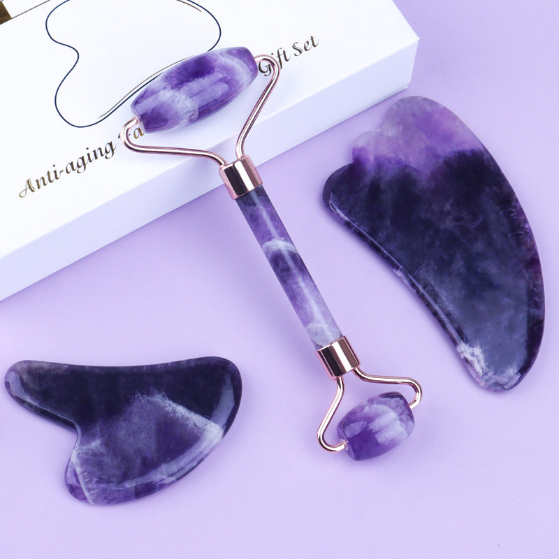 Gua sha en améthyste LUEUR